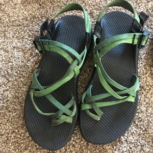 Chaco Virbram Green Sandal